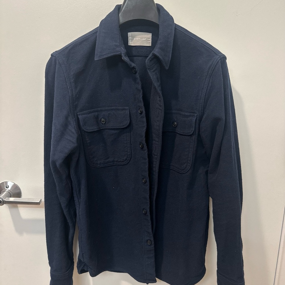 Everlane Dark Blue Shirt